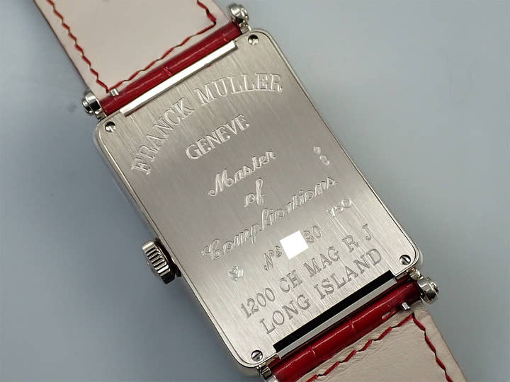 フランクミュラー ロングアイランド ジョーカー Ref.1200CHMAGRJ シルバー文字盤 中古 AZ6SZLF4