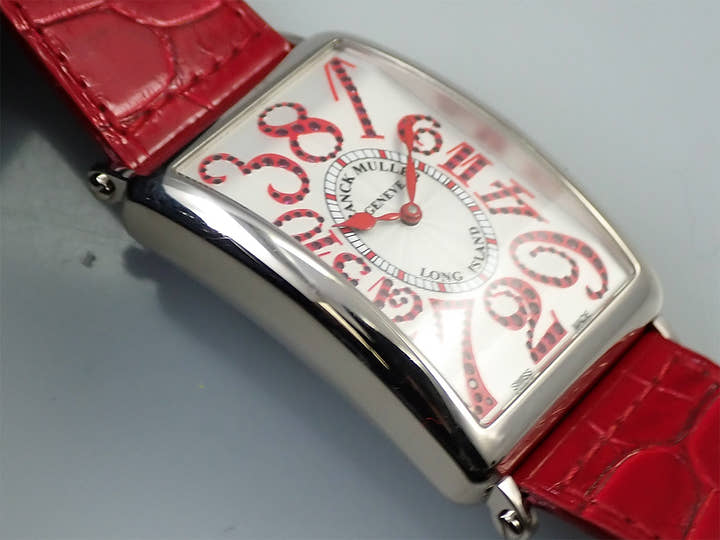 フランクミュラー ロングアイランド ジョーカー Ref.1200CHMAGRJ シルバー文字盤 中古 AZ6SZLF4