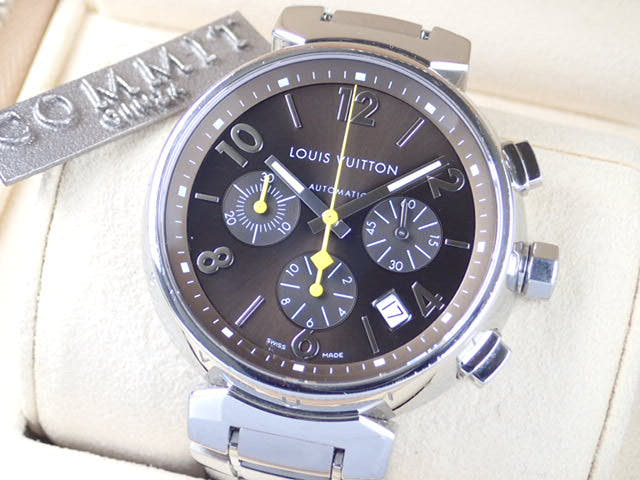 Louis Vuitton Tambour Ref.Q1121 Brown Dial Used Louis Vuitton