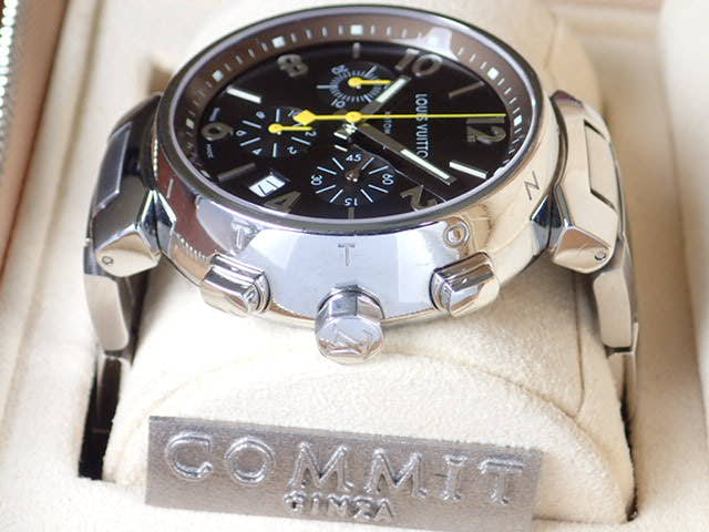 Louis Vuitton Tambour Ref.Q1121 Brown Dial Used Louis Vuitton