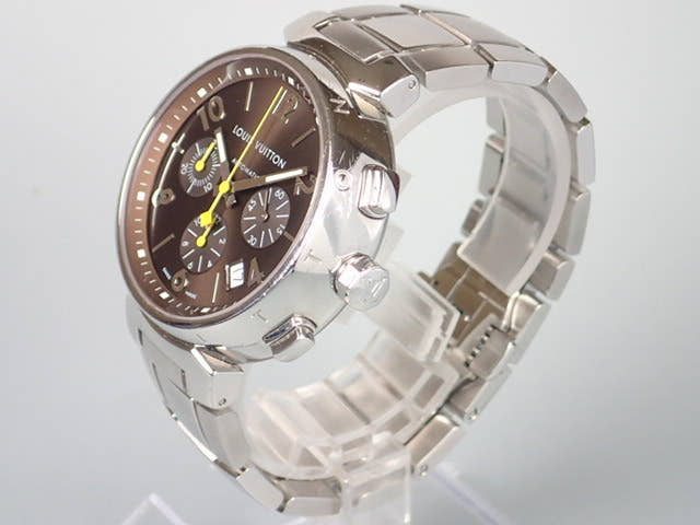 Louis Vuitton Tambour Ref.Q1121 Brown Dial Used Louis Vuitton