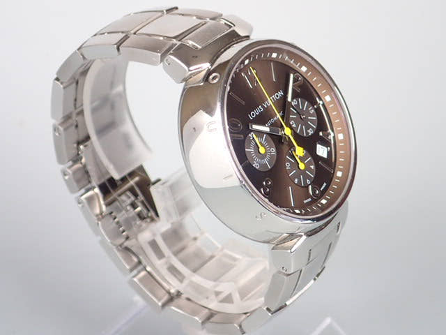 Louis Vuitton Tambour Ref.Q1121 Brown Dial Used Louis Vuitton