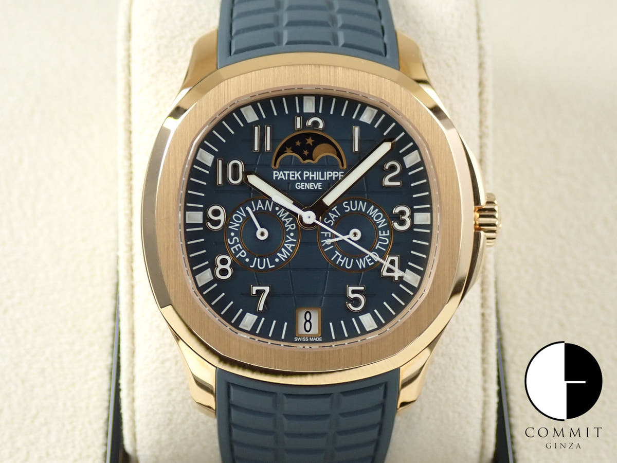 パテックフィリップ アクアノート ルーチェ アニュアルカレンダー Ref.5261R-001 ローズゴールド ブルーグレー文字盤
