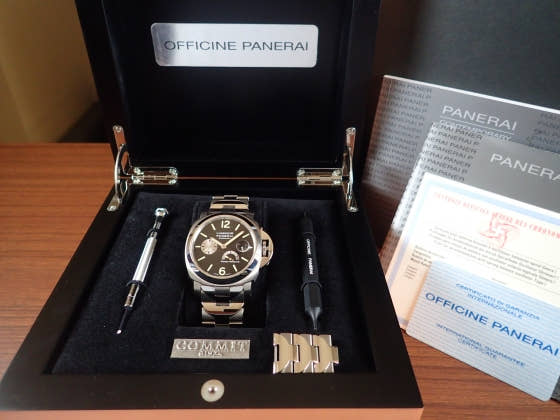 Panerai Luminor Ref.PAM00171 Black Dial Used luminol-14