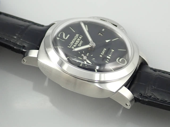 パネライ ルミノール 1950 8デイズ GMT Ref.PAM00233 ブラック文字盤 美品 ZP390374