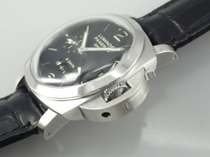 パネライ ルミノール 1950 8デイズ GMT Ref.PAM00233 ブラック文字盤 美品 ZP390374