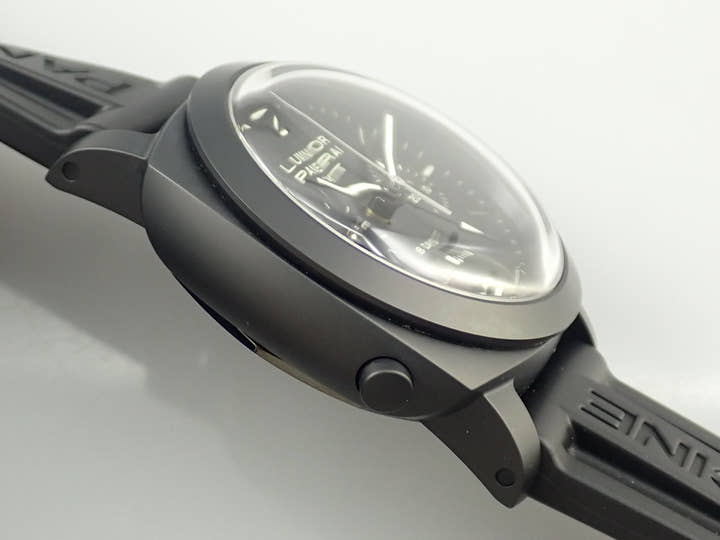 Panerai Luminor 1950 8DAYS Chrono Monopulsante GMT Ref.PAM00317 Black Dial Good Condition 50J0Z865