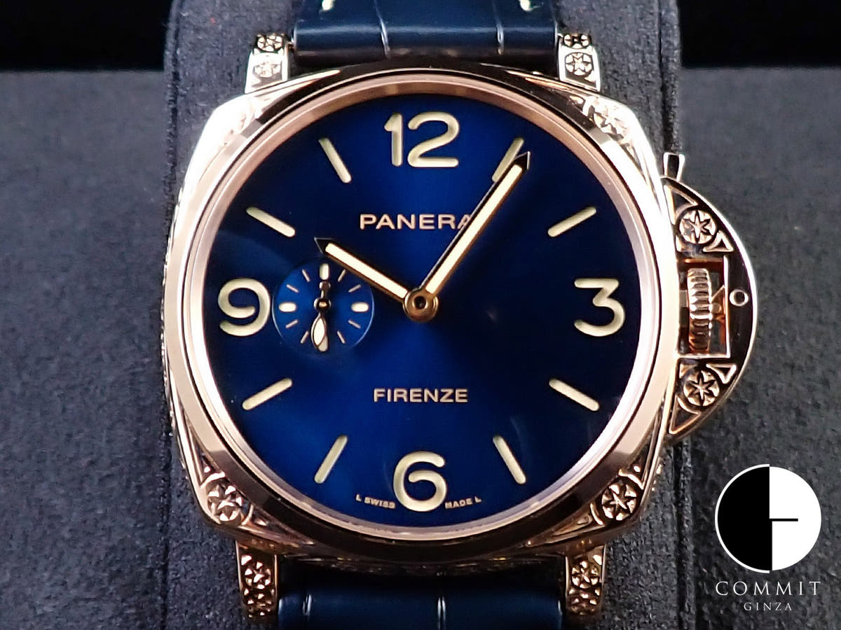 パネライ ルミノール ドゥエ ゴールドテック フィレンツェ Ref.PAM01204 ブルー文字盤 未使用 S7936326