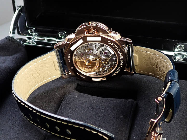 パネライ ルミノール ドゥエ ゴールドテック フィレンツェ Ref.PAM01204 ブルー文字盤 未使用 S7936326