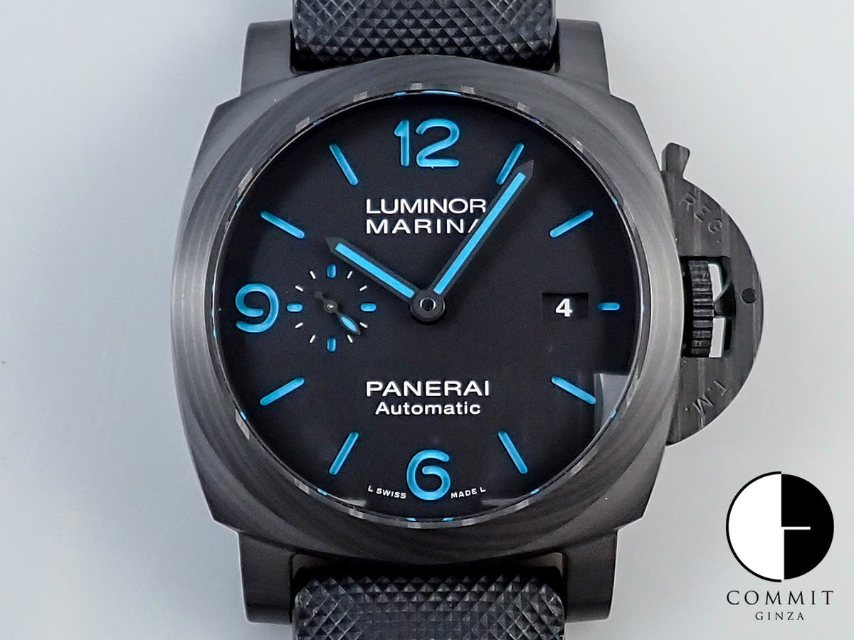 パネライ ルミノール マリーナ カーボテック Ref.PAM01661 ブラック文字盤 極美品 4WCV1SFX