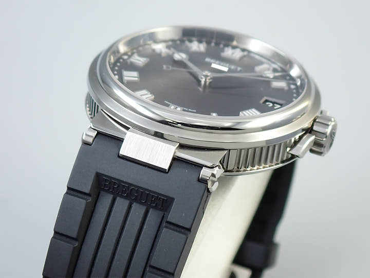 ブレゲ マリーン Ref.5517TI/G2/5ZU グレー文字盤 極美品 VHR563VJ