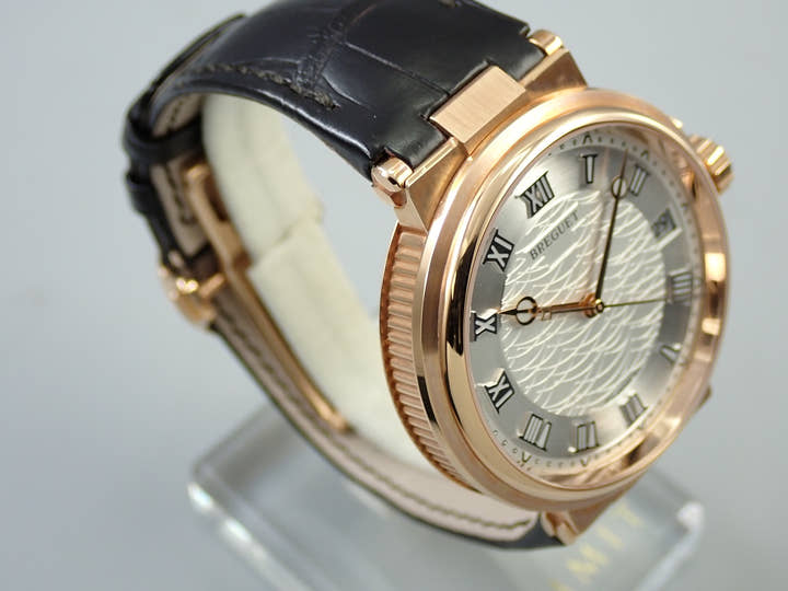 ブレゲ マリーン Ref.5517BR/12/9ZU シルバー文字盤 美品 66WPCWCV