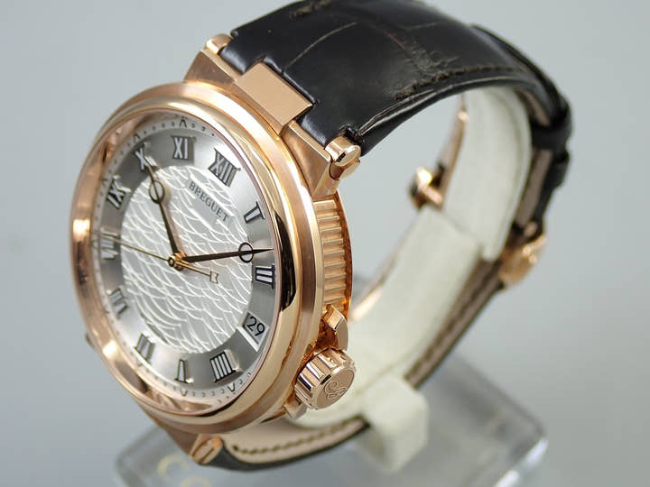 ブレゲ マリーン Ref.5517BR/12/9ZU シルバー文字盤 美品 66WPCWCV