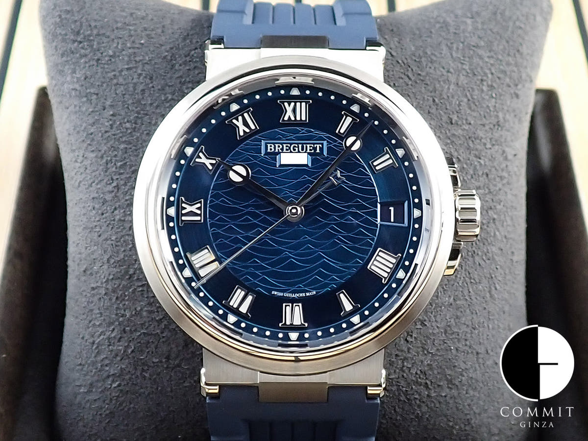 ブレゲ マリーン Ref.5517BB/Y2/5ZU ブルー文字盤 未使用 LF1RMHFH