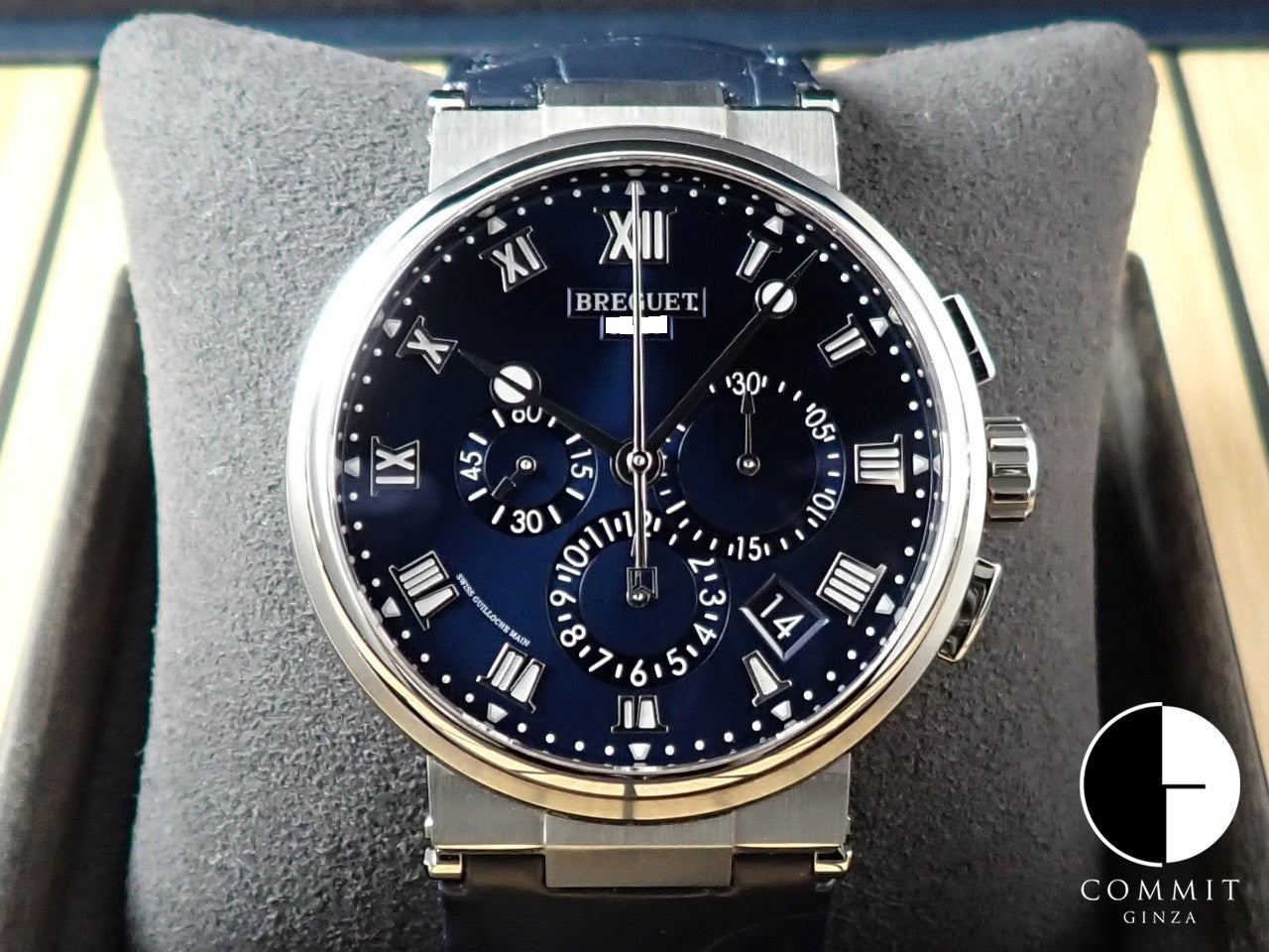 ブレゲ マリーン クロノグラフ 5527TI/Y1/9WV BREGUET 新品メンズ 腕時計 送料無料