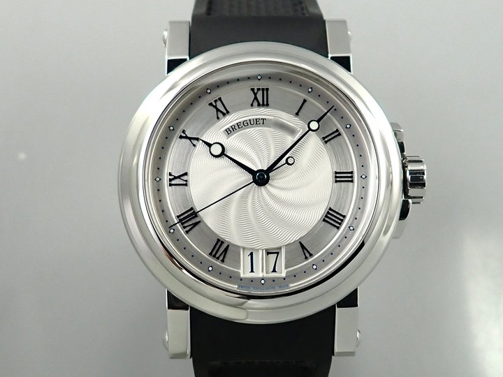 ブレゲ マリーン ラージデイト Ref.5817ST シルバー文字盤 中古 7T0PLFRF