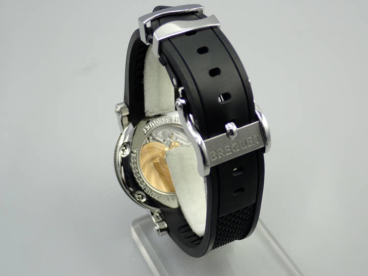 ブレゲ マリーン ラージデイト Ref.5817ST シルバー文字盤 中古 7T0PLFRF