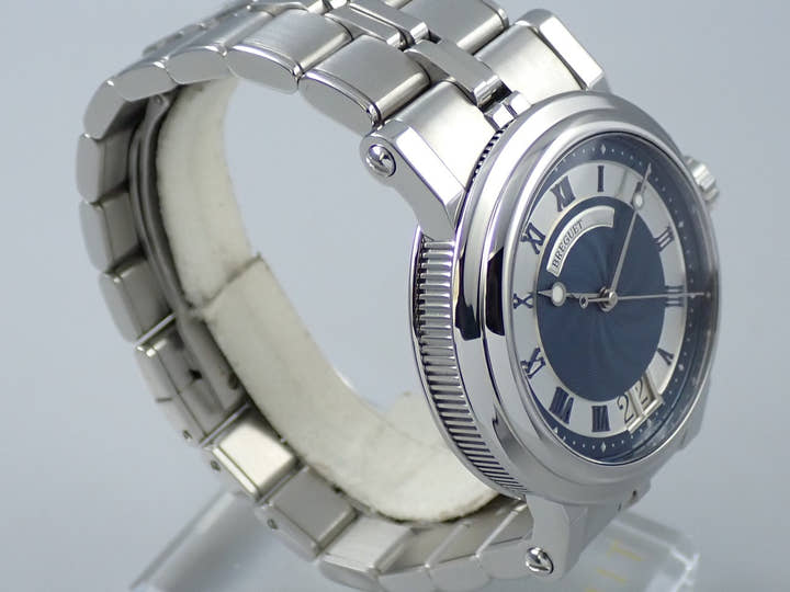 Breguet Marine II Large Date Ref.5817ST/Y2/SV0 Blue Dial Used S7S2509V