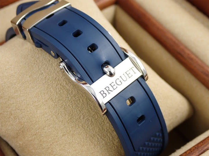 Breguet Marine II Large Date Ref. 5817ST/Y2/5V8 Blue Dial Pre-owned 1WPASMZM