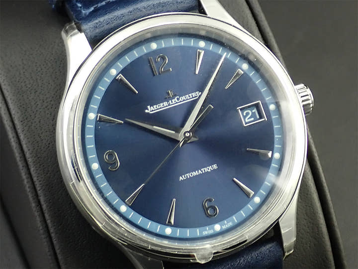ジャガールクルト マスター コントロール デイト Ref.Q4018480 ブルー文字盤 未使用 855YF5FW