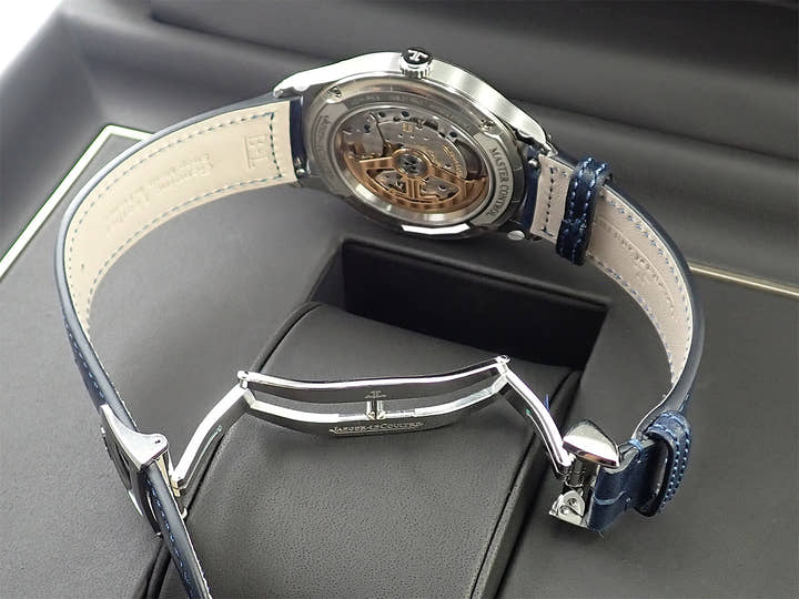 ジャガールクルト マスター コントロール デイト Ref.Q4018480 ブルー文字盤 未使用 855YF5FW