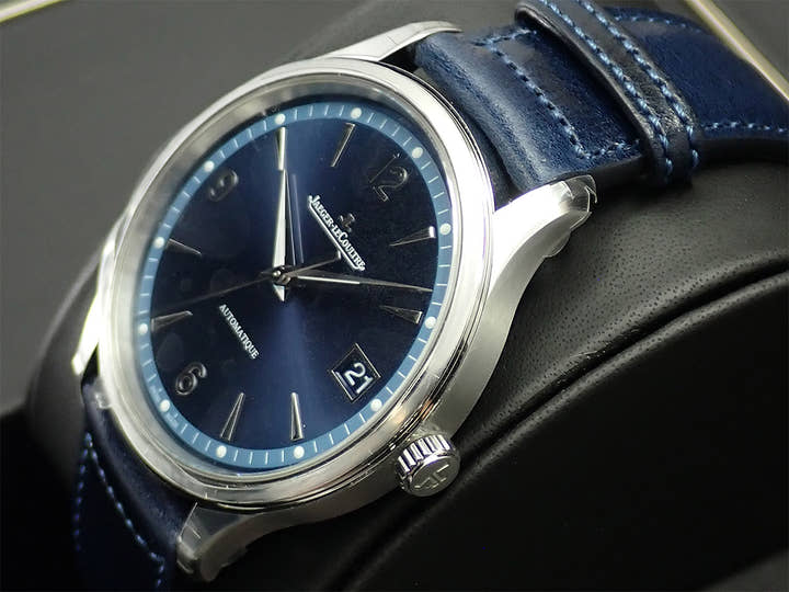 ジャガールクルト マスター コントロール デイト Ref.Q4018480 ブルー文字盤 未使用 855YF5FW