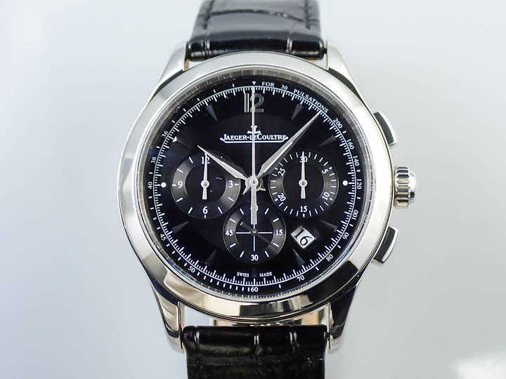 ジャガールクルト マスター コントロール クロノグラフ Ref.Q1538470 ブラック文字盤 美品 4X158357