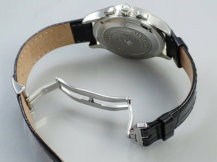 ジャガールクルト マスター コントロール クロノグラフ Ref.Q1538470 ブラック文字盤 美品 4X158357