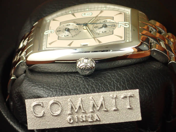 Franck Muller Tono Curvex Ref.2852MBHV Silver x Beige Dial Used master-banker