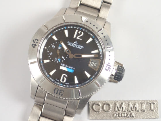 ジャガールクルト マスターコンプレッサー Ref.Q187T170 ブラック文字盤 中古 master-compressor-2