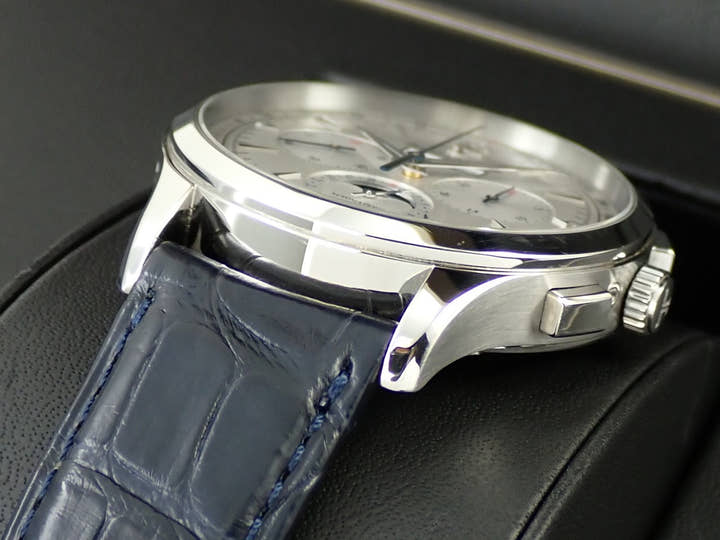 ジャガールクルト マスターコントロール クロノグラフカレンダー Ref.Q4138420 シルバー文字盤 中古 5WUWPVUW