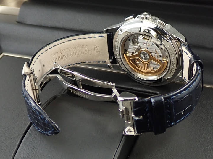 ジャガールクルト マスターコントロール クロノグラフカレンダー Ref.Q4138420 シルバー文字盤 中古 5WUWPVUW