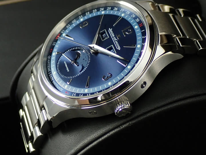 ジャガールクルト マスター コントロール カレンダー Ref.Q4148480 ブルー文字盤 美品 W9V42FPW