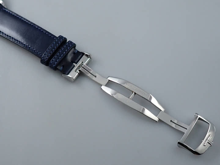 ジャガールクルト マスター コントロール カレンダー Ref.Q4148480 ブルー文字盤 美品 278W4J29