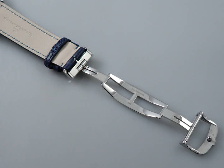 ジャガールクルト マスター コントロール カレンダー Ref.Q4148480 ブルー文字盤 美品 278W4J29