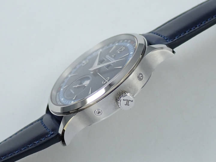 ジャガールクルト マスター コントロール カレンダー Ref.Q4148480 ブルー文字盤 美品 278W4J29