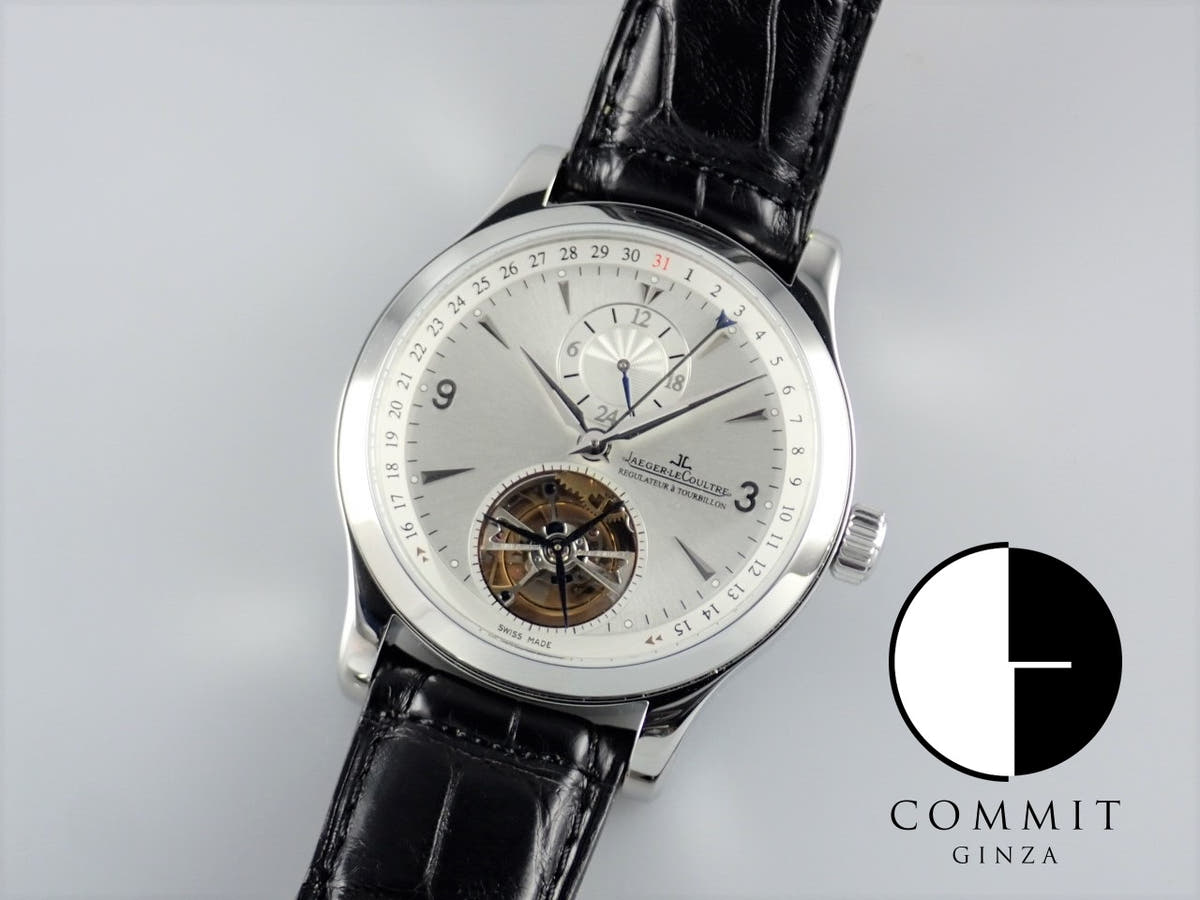 ジャガールクルト マスター Ref.Q1658420 シルバー文字盤 中古 master-tourbillon