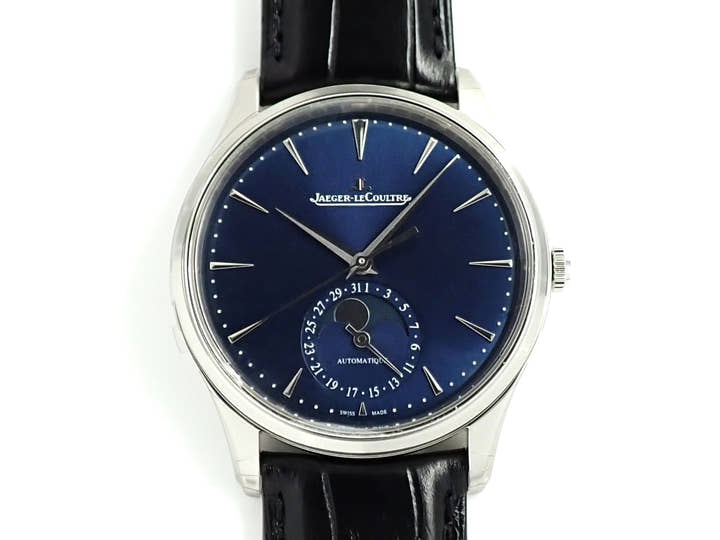 Jaeger-LeCoultre Master Ultra Slim Moon Ref.Q1368480 Blue Dial Unused 3JFH4182