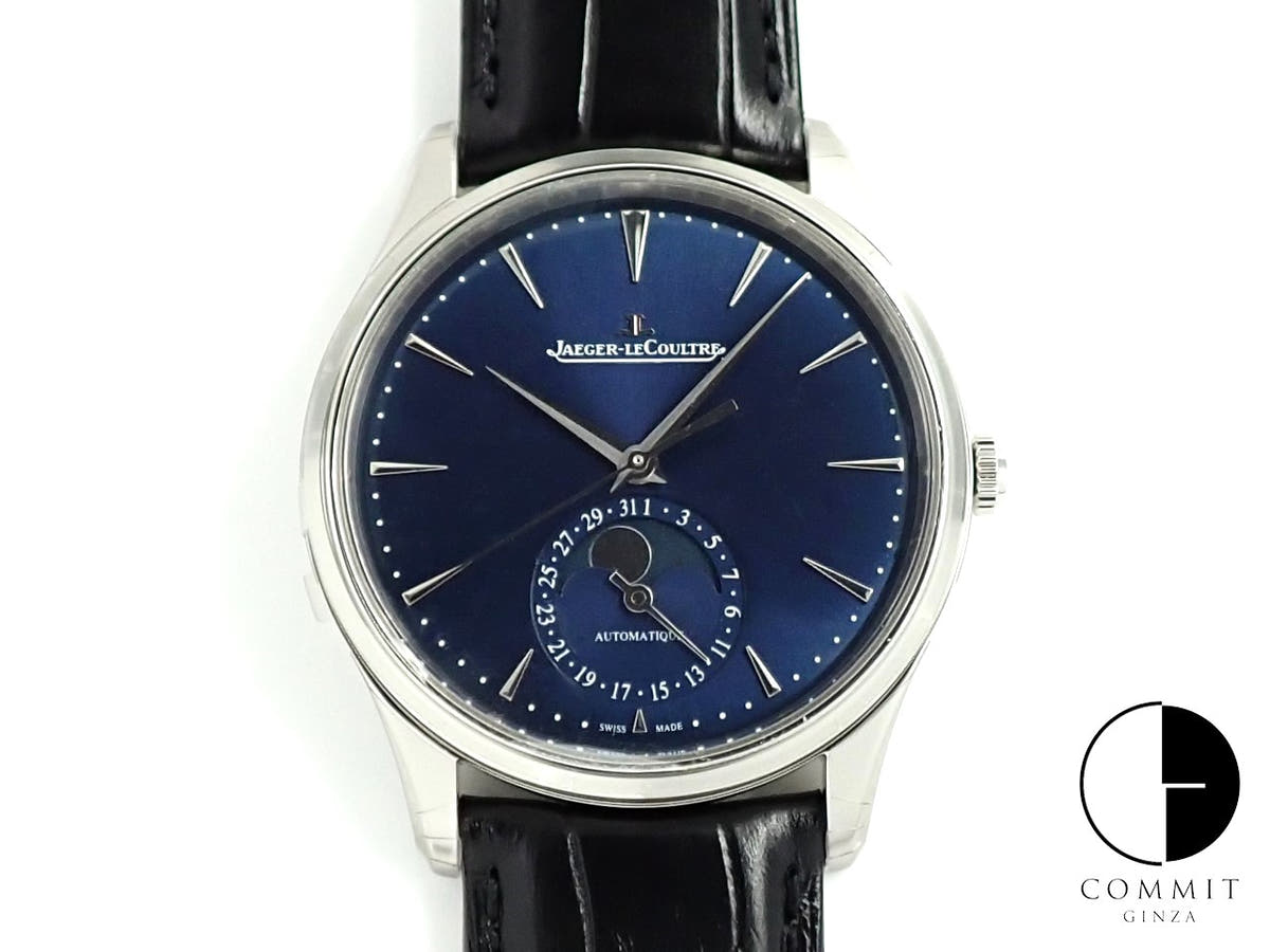 Jaeger-LeCoultre Master Ultra Slim Moon Ref.Q1368480 Blue Dial Unused 3JFH4182