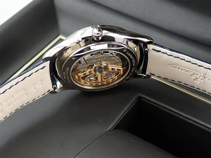 ジャガールクルト マスター ウルトラスリム ムーン エナメル Ref.Q13635E1 ブルーエナメル文字盤 美品 09XWWRXY