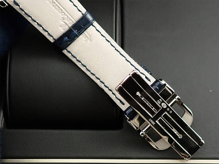 ジャガールクルト マスター ウルトラスリム ムーン エナメル Ref.Q13635E1 ブルーエナメル文字盤 美品 09XWWRXY