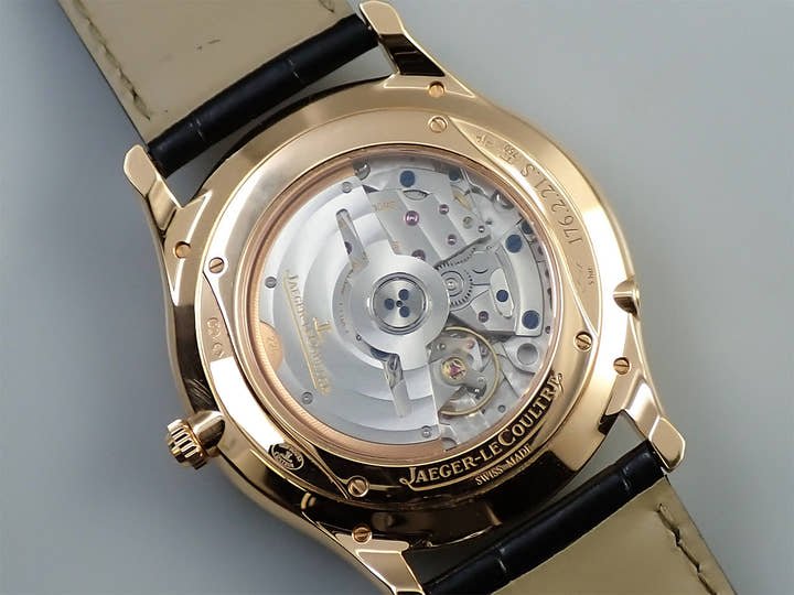 ジャガールクルト マスター ウルトラスリム パーペチュアルカレンダー Ref.Q1302520 エッグシェルベージュ文字盤 中古 8LV9P8RA