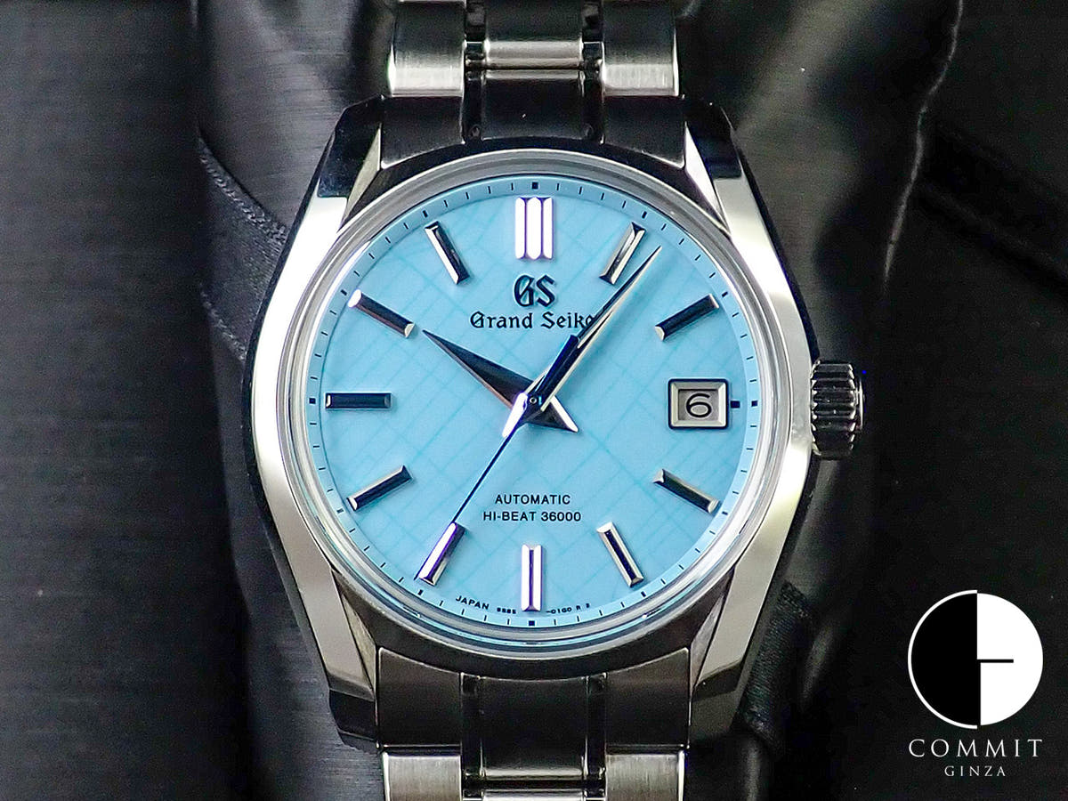 グランドセイコー メカニカル ハイビート 36000 銀座限定 2022モデル Ref.SBGH297 スカイブルー文字盤 未使用 V2042HZ4