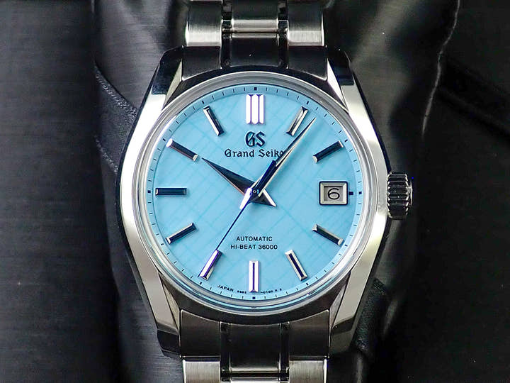 グランドセイコー メカニカル ハイビート 36000 銀座限定 2022モデル Ref.SBGH297 スカイブルー文字盤 未使用 V2042HZ4