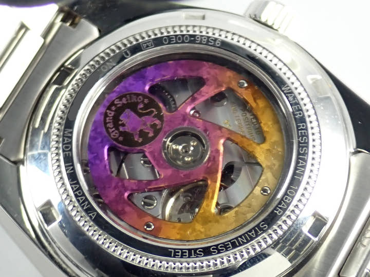 グランドセイコー メカニカル Ref.SBGJ021 ダークレッド文字盤 中古 mechanical-6