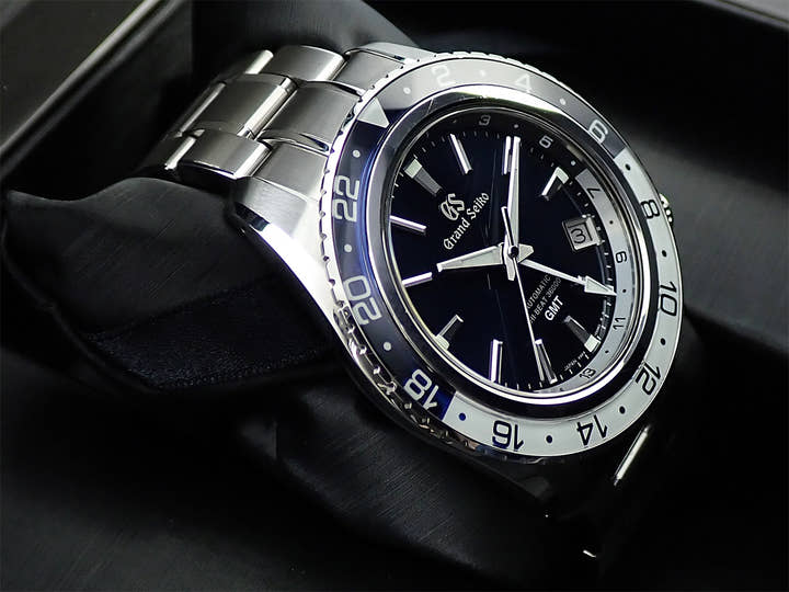 グランドセイコー メカニカル ハイビート 36000 GMT Ref.SBGJ237 ミッドナイトブルー文字盤 中古 401UTTCR