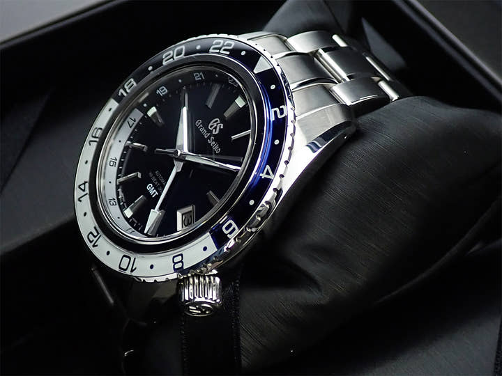 グランドセイコー メカニカル ハイビート 36000 GMT Ref.SBGJ237 ミッドナイトブルー文字盤 中古 401UTTCR