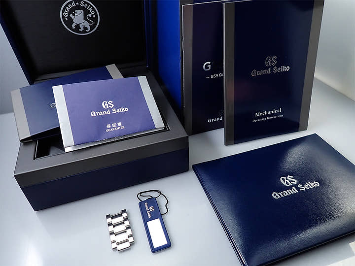 グランドセイコー メカニカル ハイビート 36000 GMT Ref.SBGJ237 ミッドナイトブルー文字盤 中古 401UTTCR