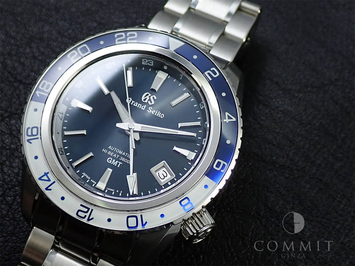 グランドセイコー メカニカル ハイビート 36000 GMT Ref.SBGJ237 ミッドナイトブルー文字盤 中古 401UTTCR