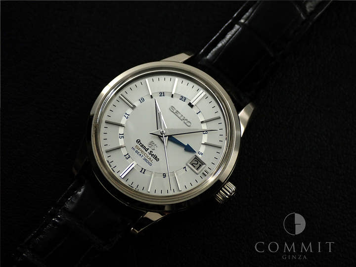 グランドセイコー メカニカル ハイビート 36000 GMT Ref.SBGJ007 シルバー文字盤 極美品 SF81RK37